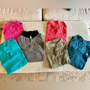 Disney Parks - 6 Mens Polo Shirt Lot Mickey Mouse - Star Wars - Pride